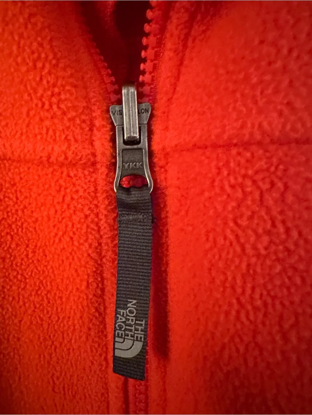 The North Face Kids' Orange Fleece Jacket - Cozy Full-Zip Boys XL 18/20